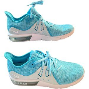Women’s Sneakers Size 10 NIKE AIR MAX SEQUENT 3 Blue Fury/White 908993404